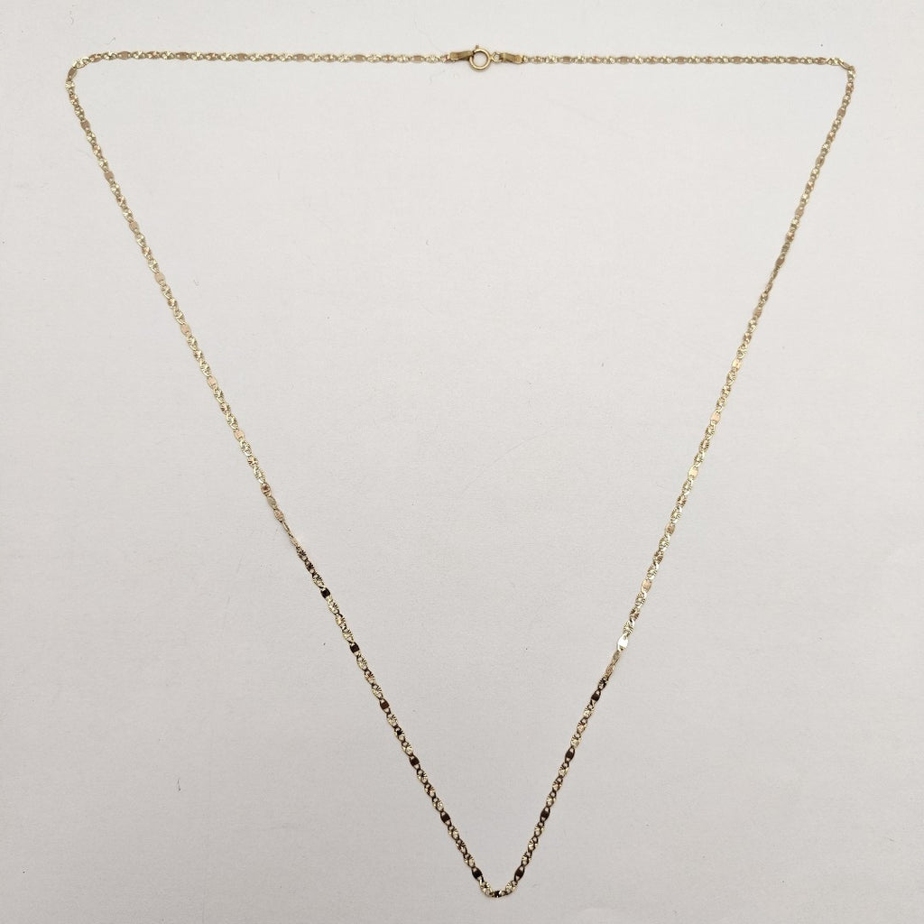CADENA ORO COMBINADO 10 K 1.2 GRMS (SEMINUEVO)