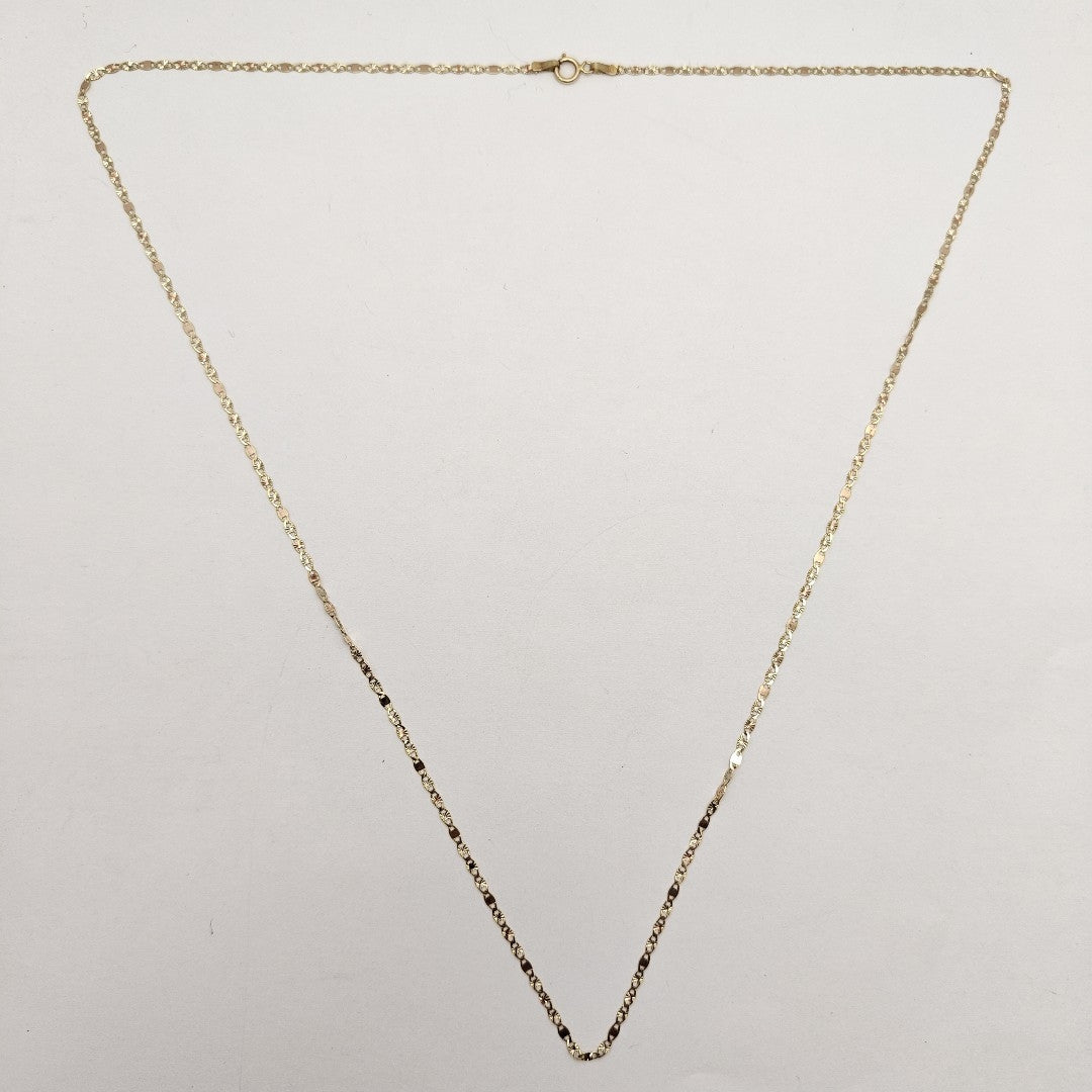 CADENA ORO COMBINADO 10 K 1.2 GRMS (SEMINUEVO)
