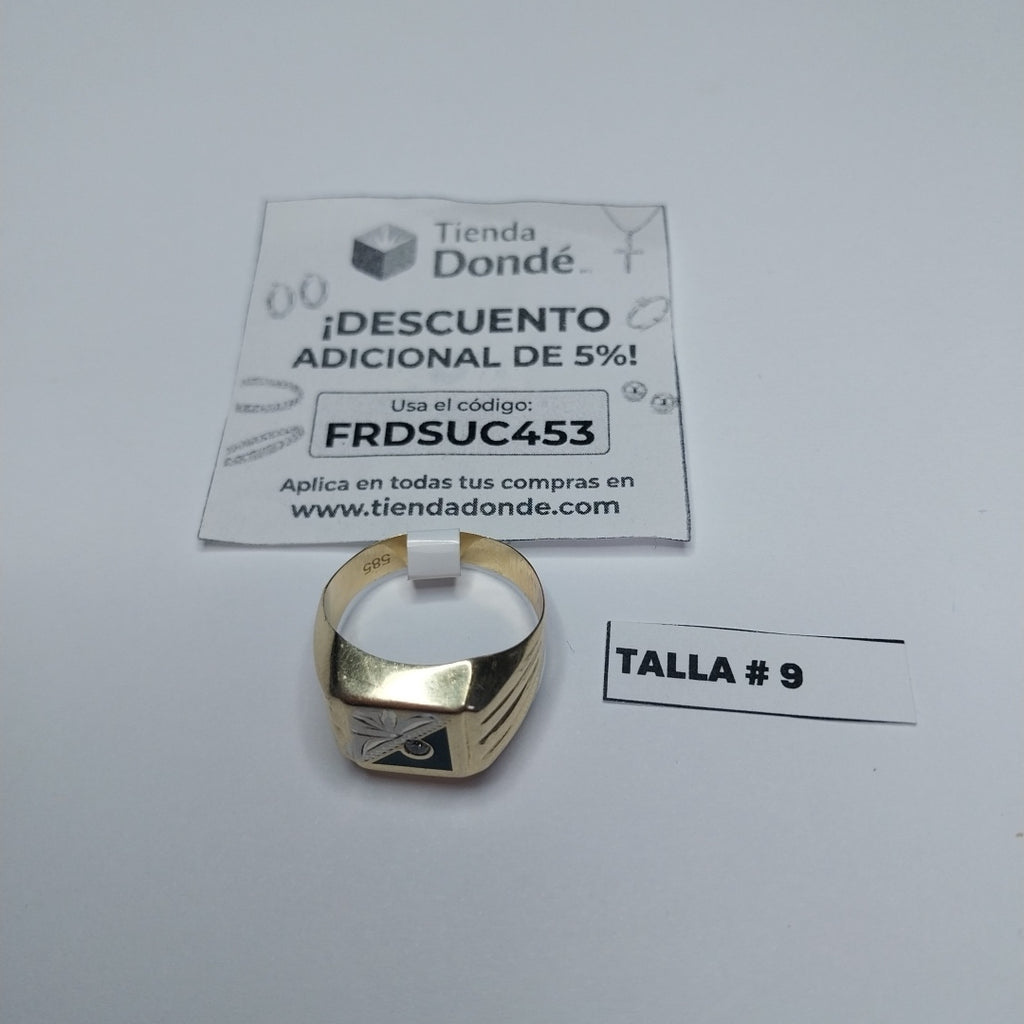 ANILLO ORO 14 K 3.9 GRMS (SEMINUEVO)