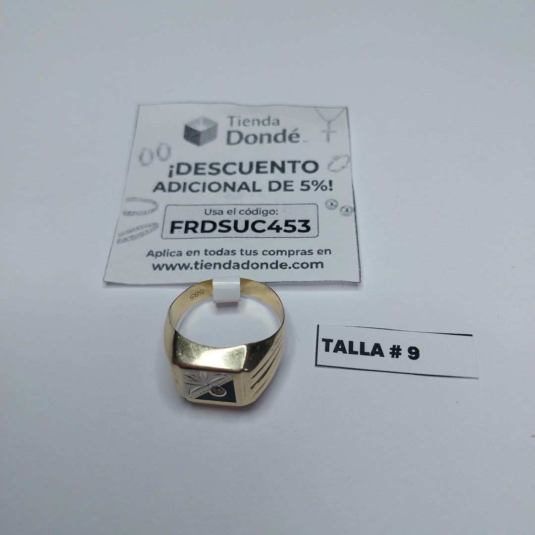 ANILLO ORO 14 K 3.9 GRMS (SEMINUEVO)