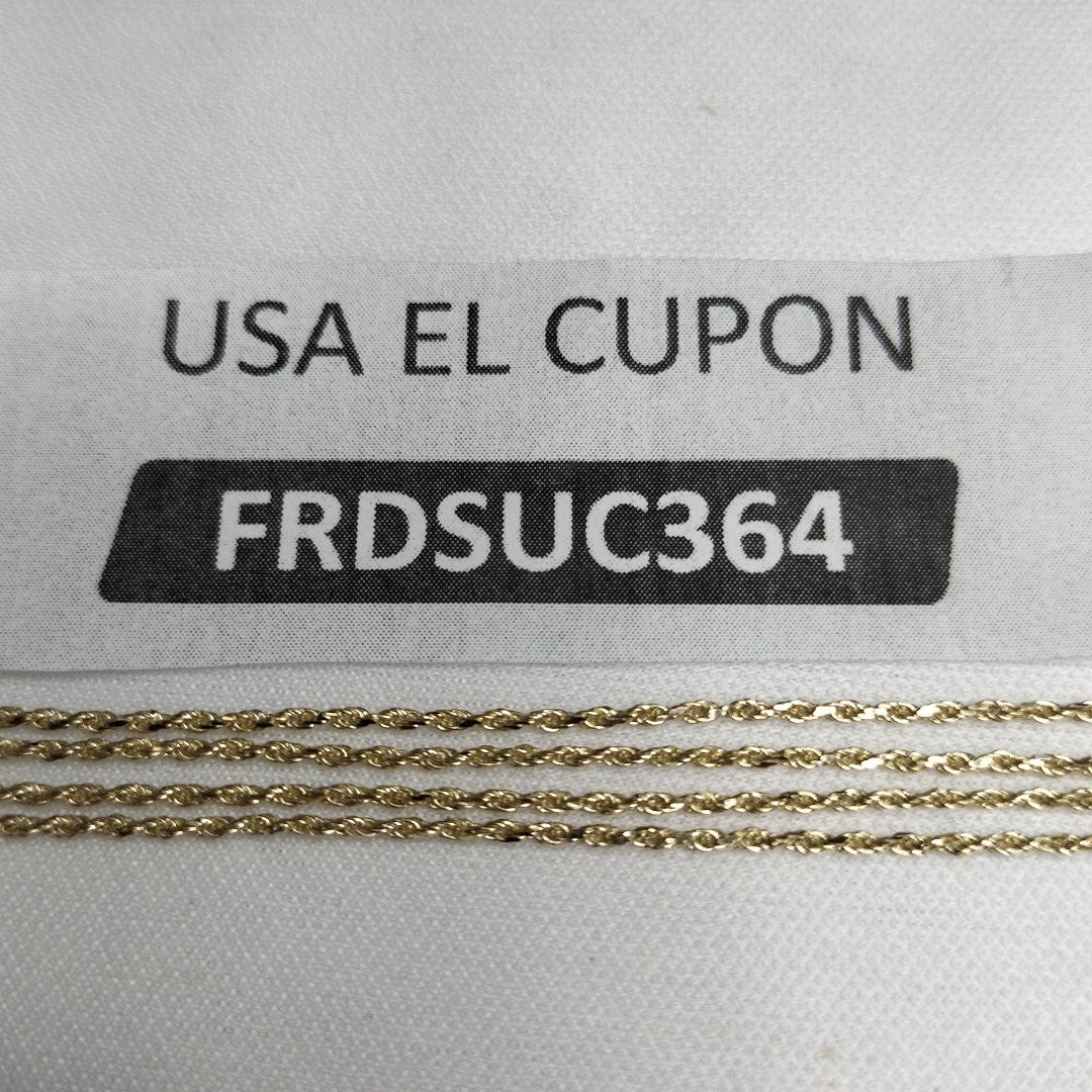 CADENA TORZAL 14K 55 CM 2.9 GR (NUEVO)