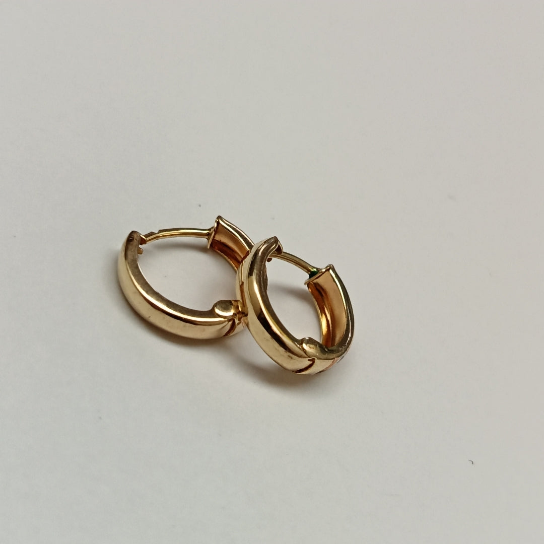 ARRACADAS PAR ORO 8 K 0.9 GRMS (SEMINUEVO)