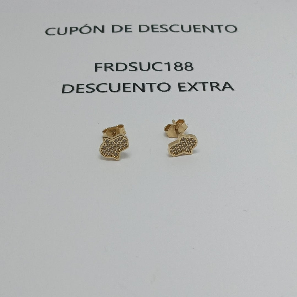 BROQUELES ORO 14K 1.3 (NUEVO)