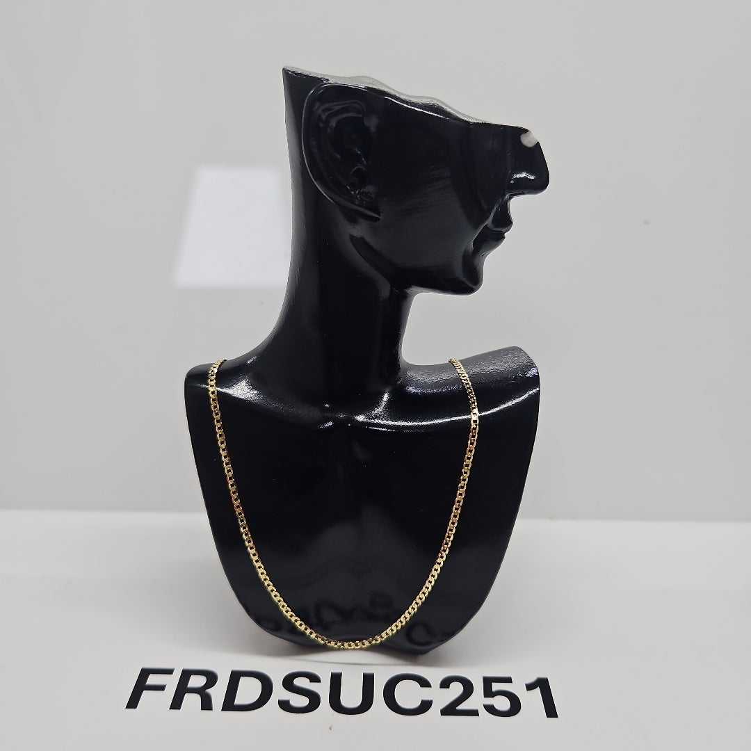 CADENAS BARBADA AMARILLA ORO 14K 2 (NUEVO)