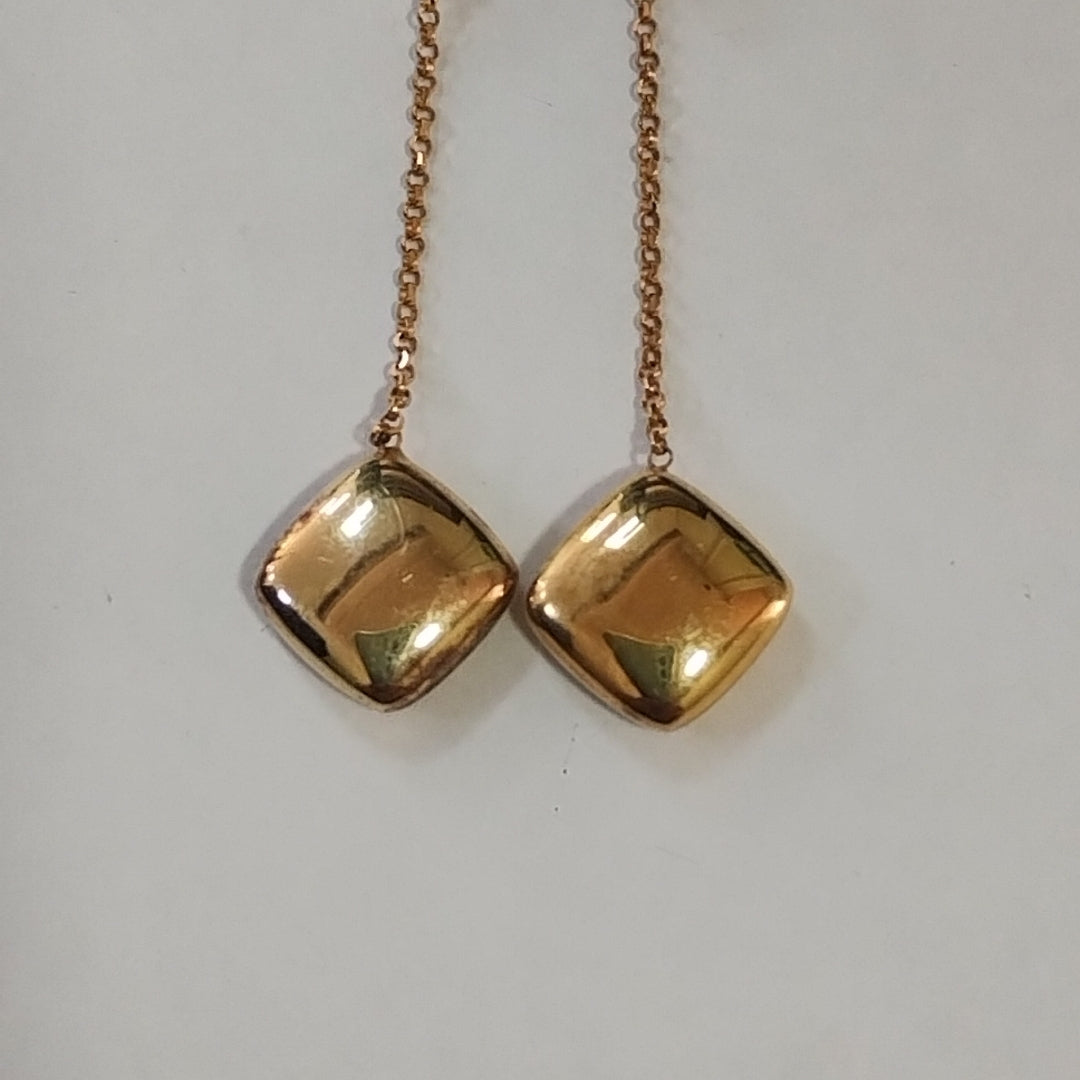 ARETES PAR ORO 14 K 1.9 GRMS (SEMINUEVO)
