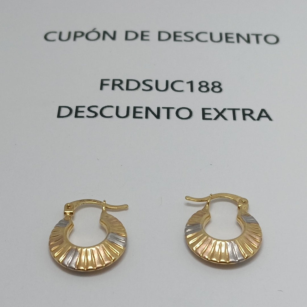 ARRACADAS ORO 14K 1.7 (NUEVO)