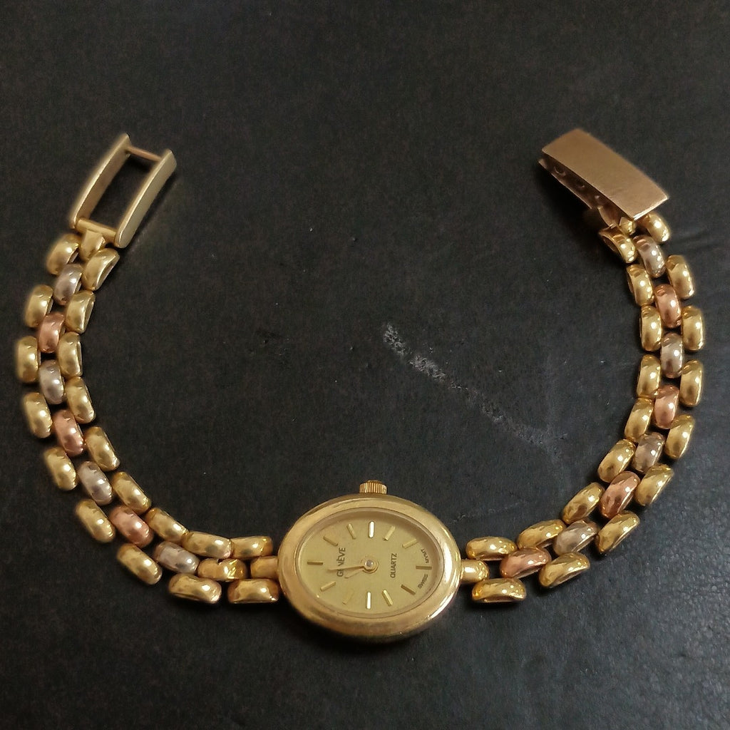 RELOJ CAJA Y PULSO ORO ORO 10 K 15.9 GRMS (SEMINUEVO)