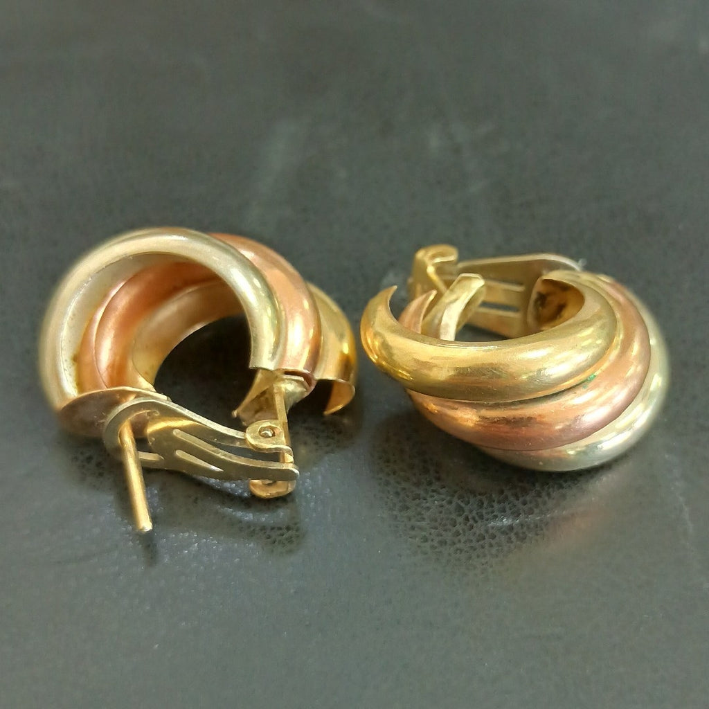 ARETES PAR ORO 14 K 6.1 GRMS (SEMINUEVO)