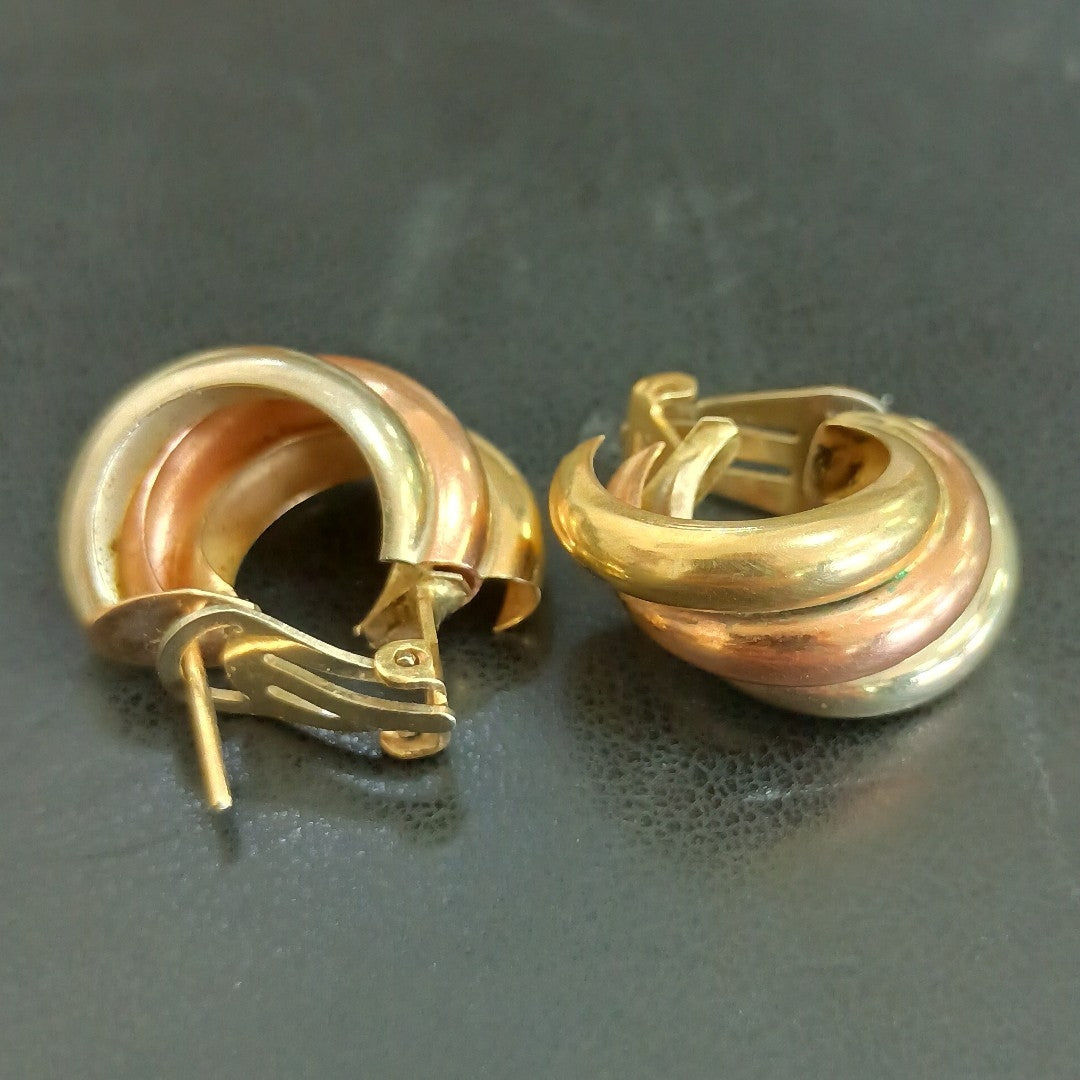 ARETES PAR ORO 14 K 6.1 GRMS (SEMINUEVO)