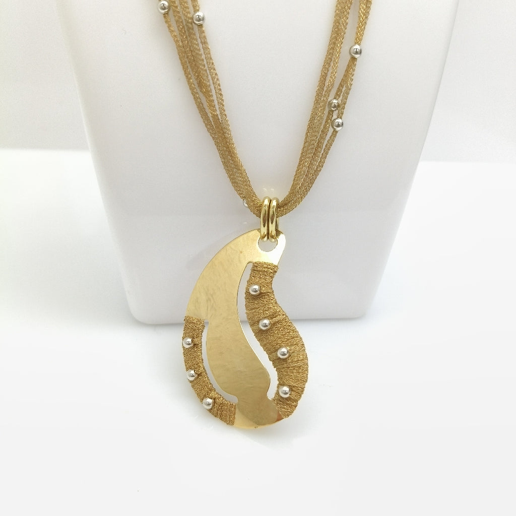GARGANTILLA ORO COMBINADO 14 K 13,60 GRMS (SEMINUEVO)