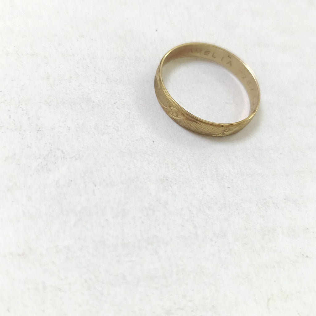 ARGOLLA ORO 10 K 1.8 GRMS (SEMINUEVO)