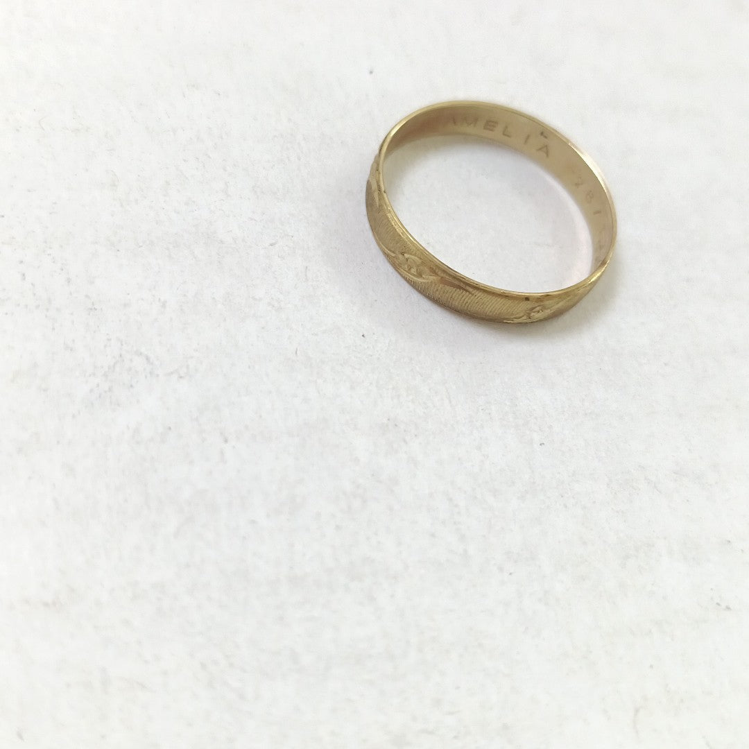 ARGOLLA ORO 10 K 1.8 GRMS (SEMINUEVO)