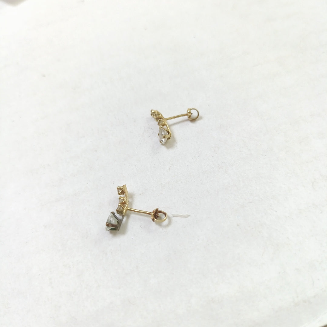 BROQUELES PAR ORO 14 K 0.9 GRMS (SEMINUEVO)