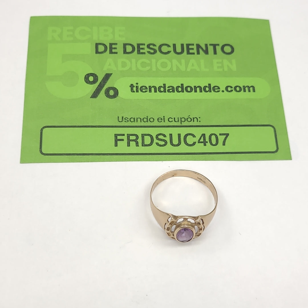 ANILLO ORO 10 K 3.2 GRMS (SEMINUEVO)