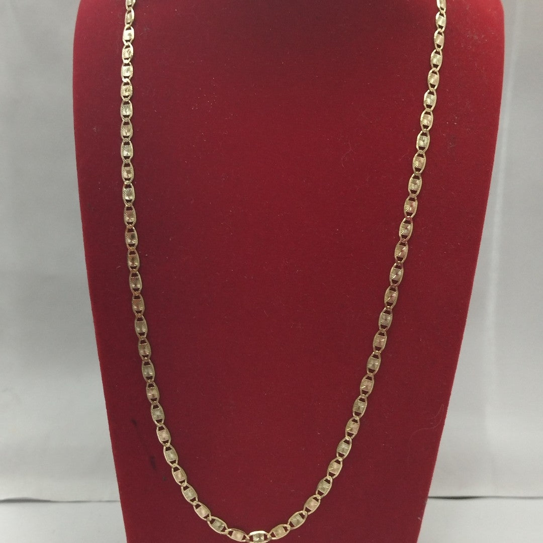CADENA ORO,ORO COMBINADO 10 K 6,00 GRMS (SEMINUEVO)
