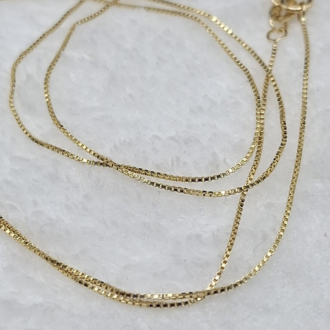 CADENA VENECIANO 14K 55 CM 1.8 GR (NUEVO)