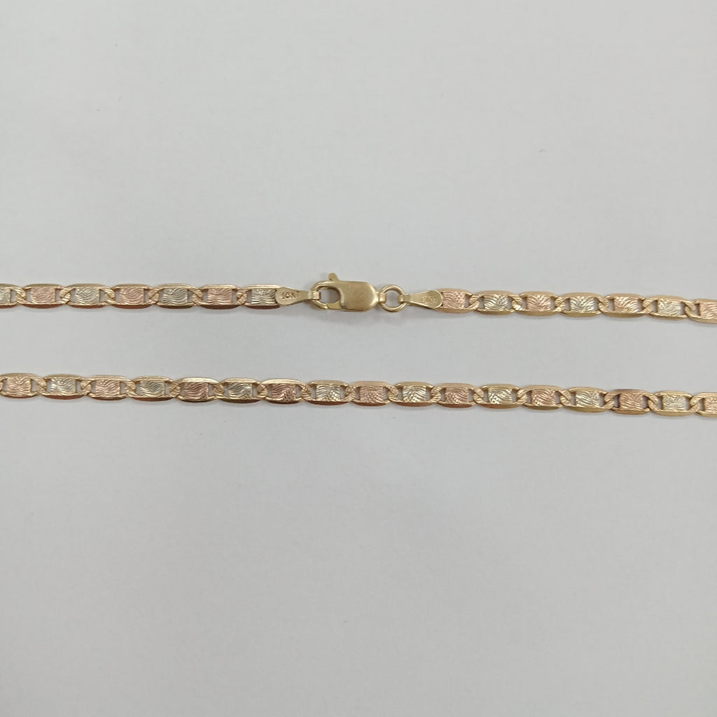 CADENA ORO,ORO COMBINADO 10 K 9,50 GRMS (SEMINUEVO)