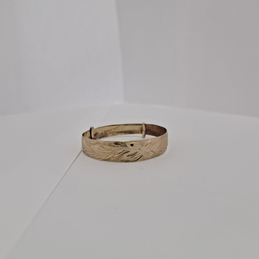 PULSERA RIGIDA ORO 10 K 3.5 GRMS (SEMINUEVO)