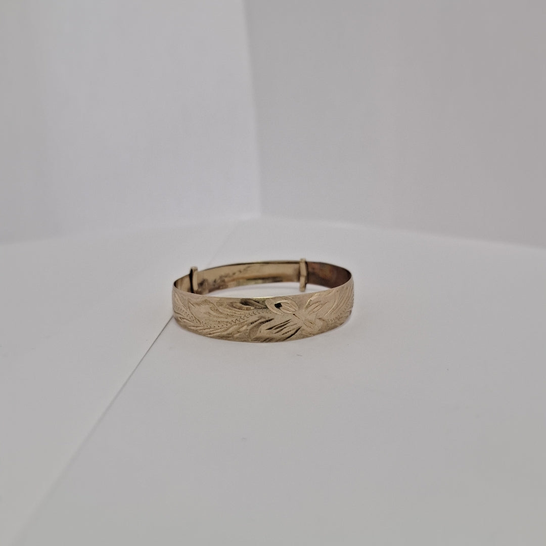 PULSERA RIGIDA ORO 10 K 3.5 GRMS (SEMINUEVO)
