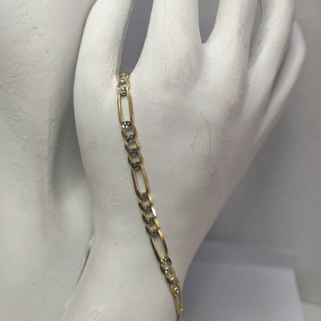 PULSERA 3X1 14K 21 CM 4.6 GR (NUEVO)
