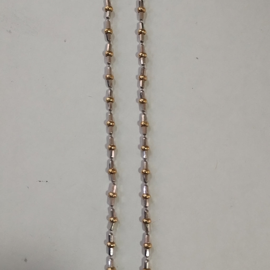 GARGANTILLA ORO COMBINADO 14 K 4.9 GRMS (SEMINUEVO)