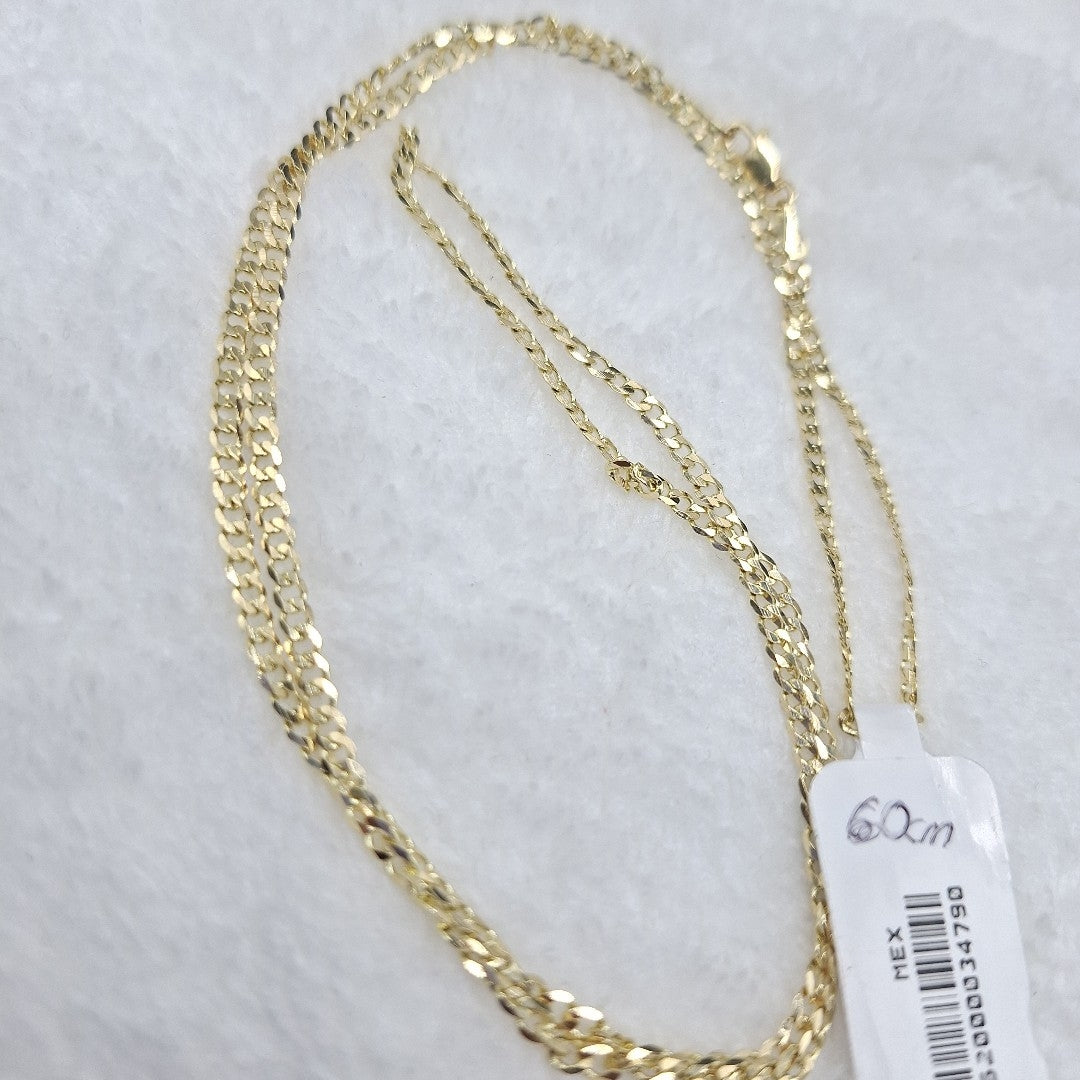 CADENA BARBADA 14K 60 CM 5.9 GR (NUEVO)