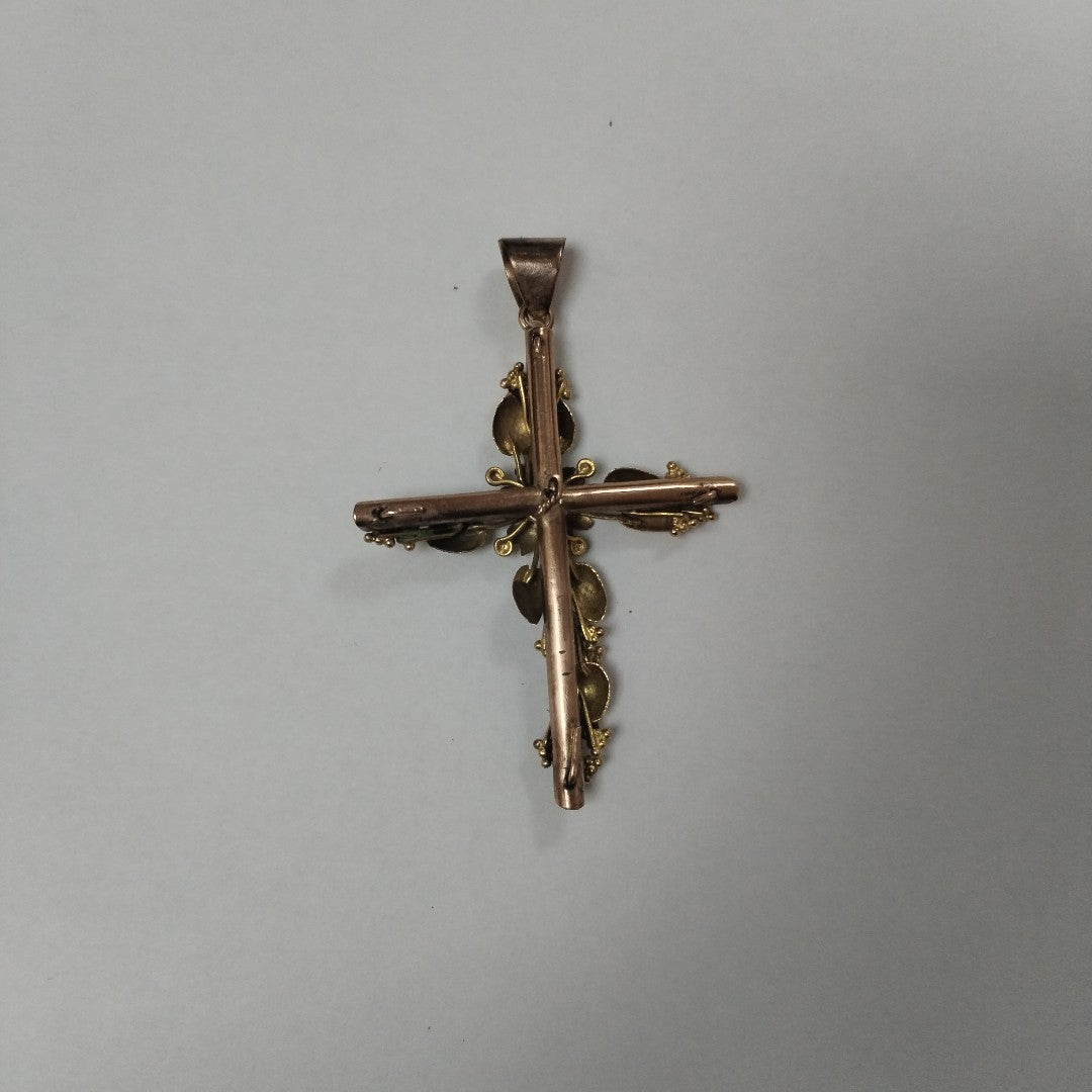 CRUZ,DIJE ORO 8 K 5,10 GRMS (SEMINUEVO)