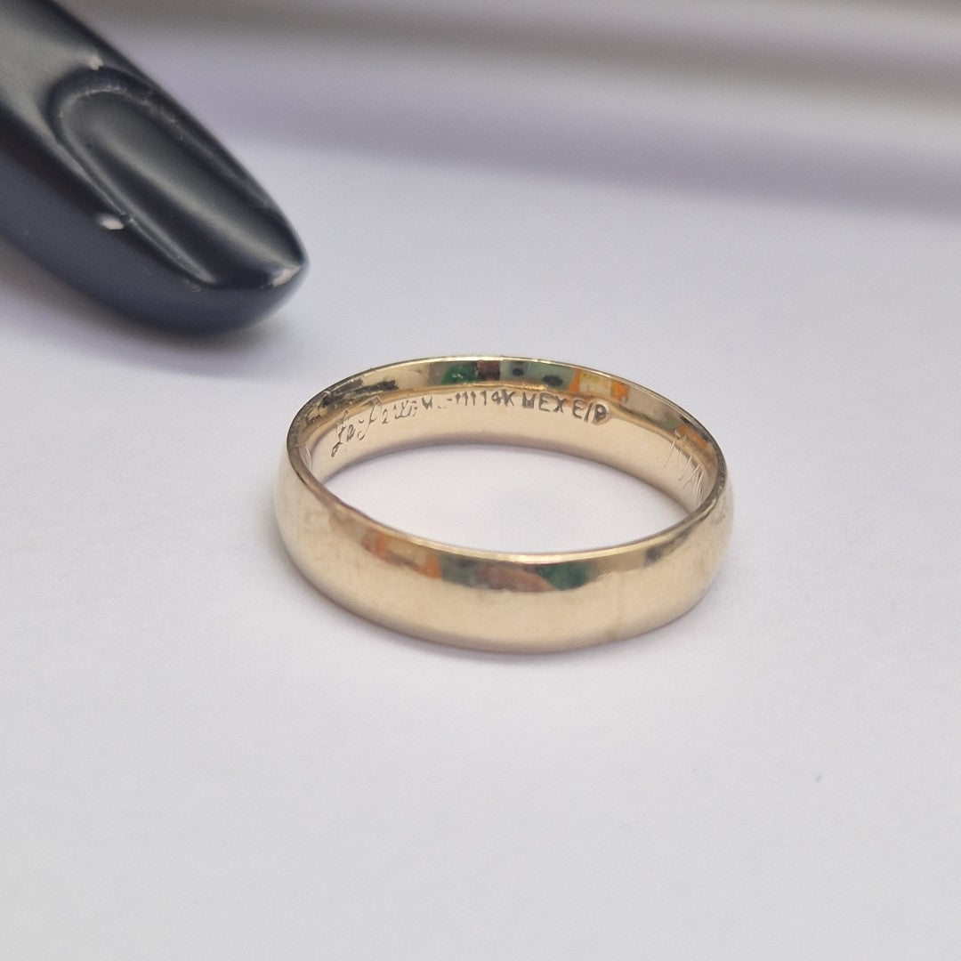 ARGOLLA ORO 14 K 1.8 GRMS (SEMINUEVO)