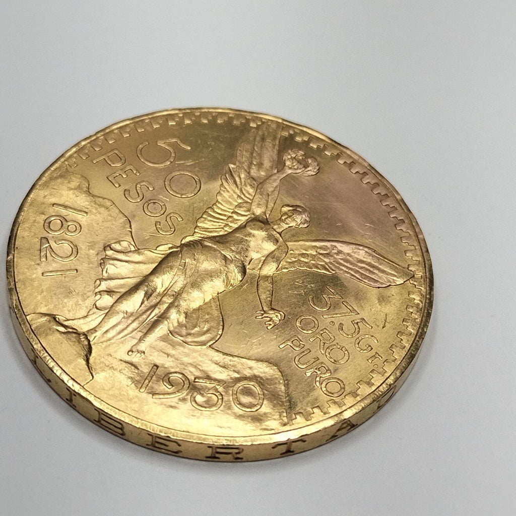 K1 41,60 GRMS 21 K IDENTIFICACIÓN MONEDA NOMINATIVA MONEDAS PESOS 50 PESOS (SEMINUEVO)