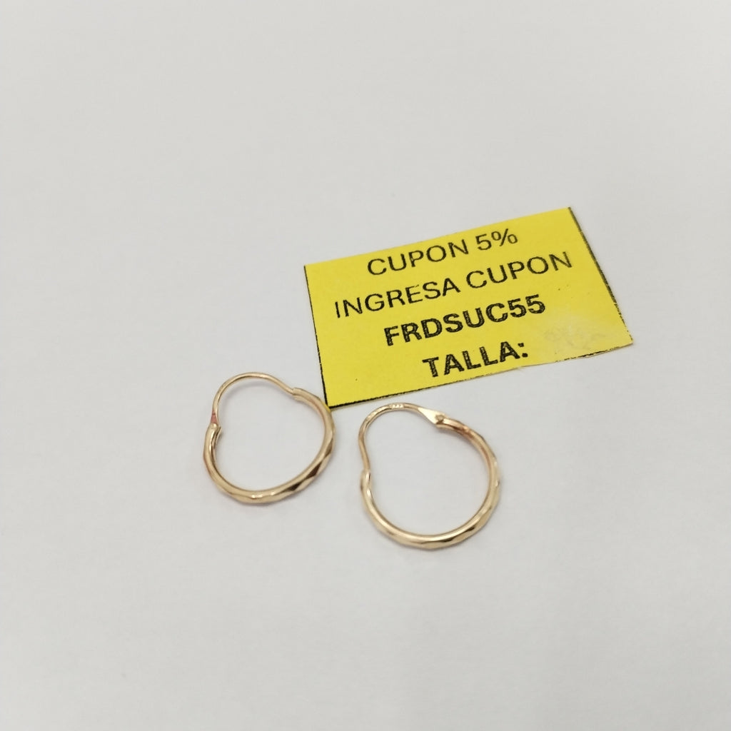 ARRACADAS PAR ORO 10 K 0.6 GRMS (SEMINUEVO)