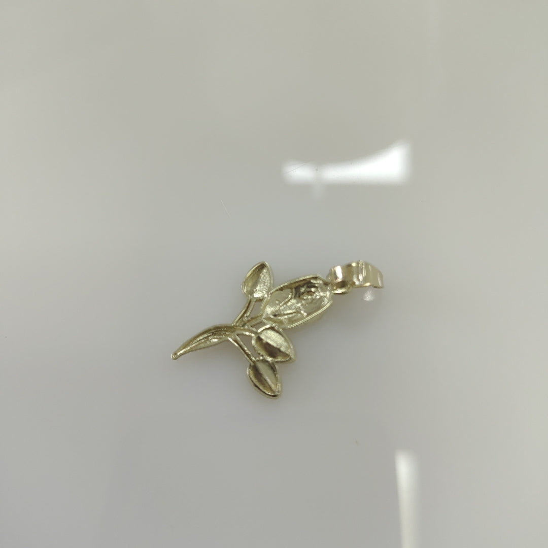 DIJE ROSA 10K 1.4 GR (NUEVO)