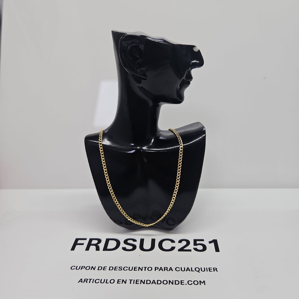 CADENAS BARBADA AMARILLA ORO 14K 2.1 (NUEVO)