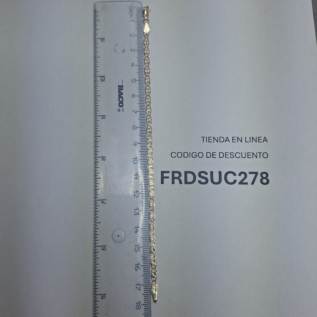 PULSERA GUCHI 14K 18 CM 2.9 GR (NUEVO)