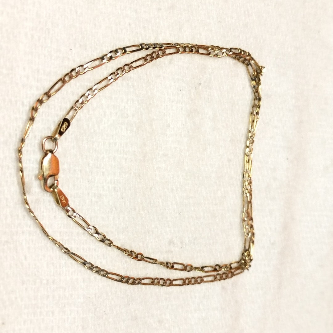 CADENA ORO,RODIADO 14 K 2,60 GRMS (SEMINUEVO)
