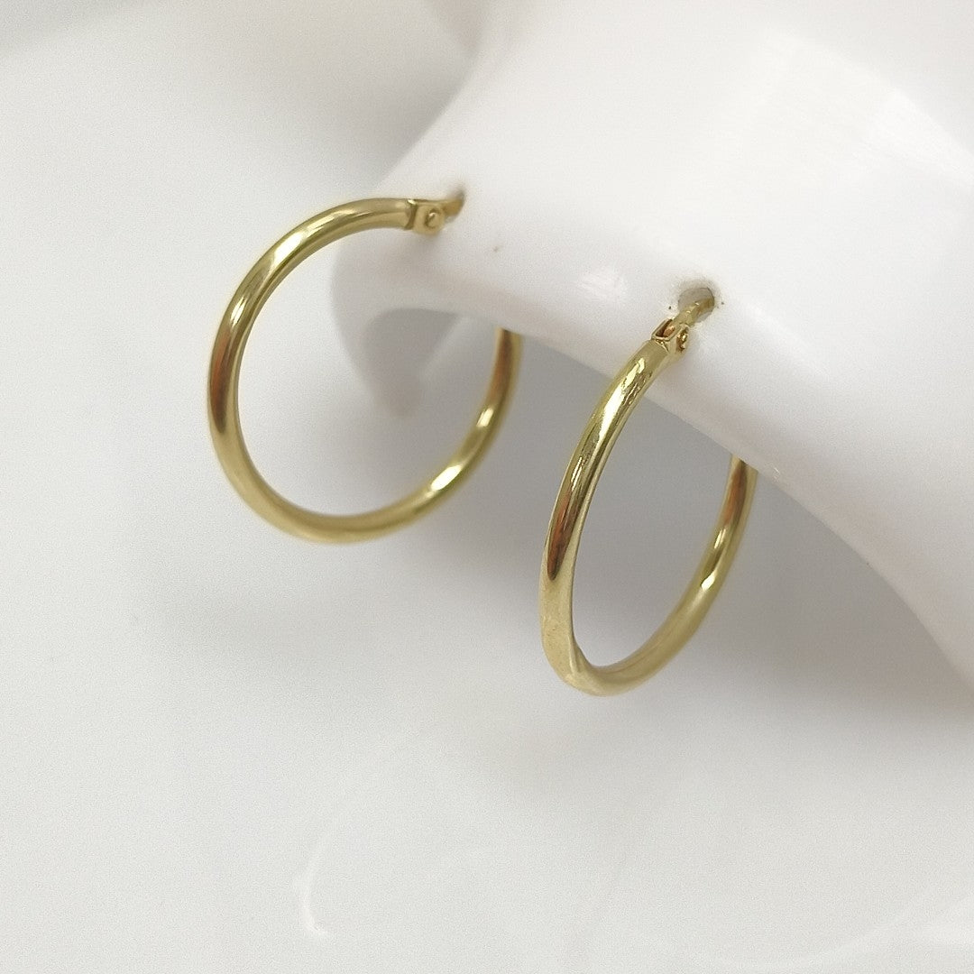 ARRACADAS PAR ORO 14 K 1.1 GRMS (SEMINUEVO)