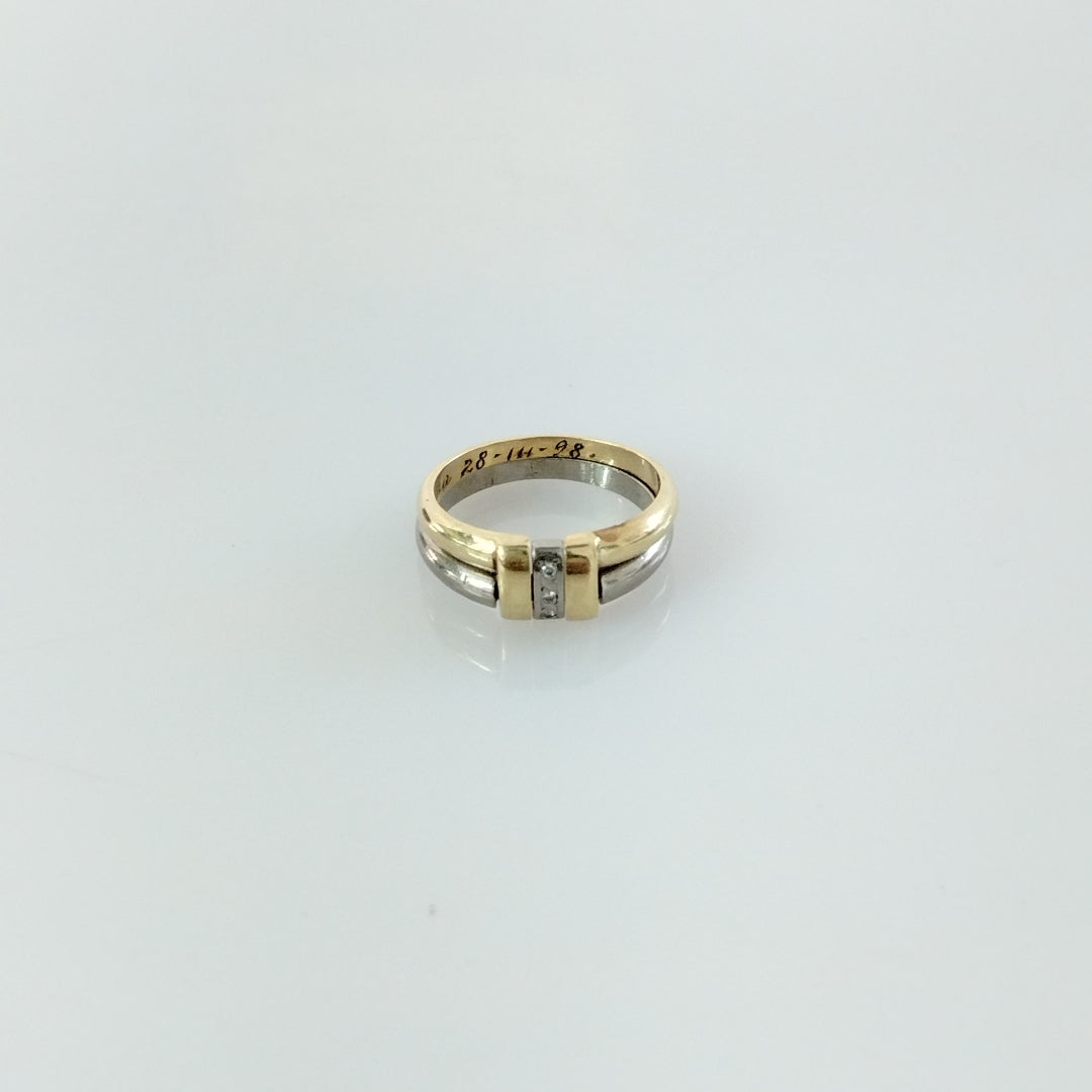 ANILLITO ORO, ORO BLANCO 14 K 6.4 GRMS (SEMINUEVO)