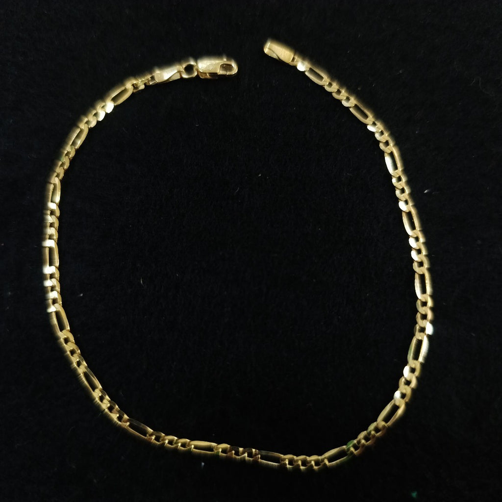 PULSERAS CABALLERO CARTIER 3 1 AMARILLA ORO 14K 2.2 (NUEVO)