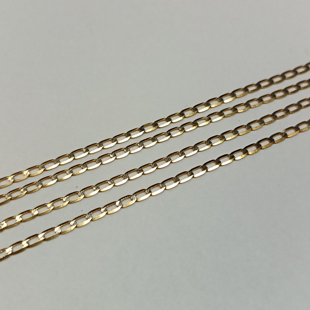 CADENA ORO, RODIADO 14 K 1.9 GRMS (SEMINUEVO)