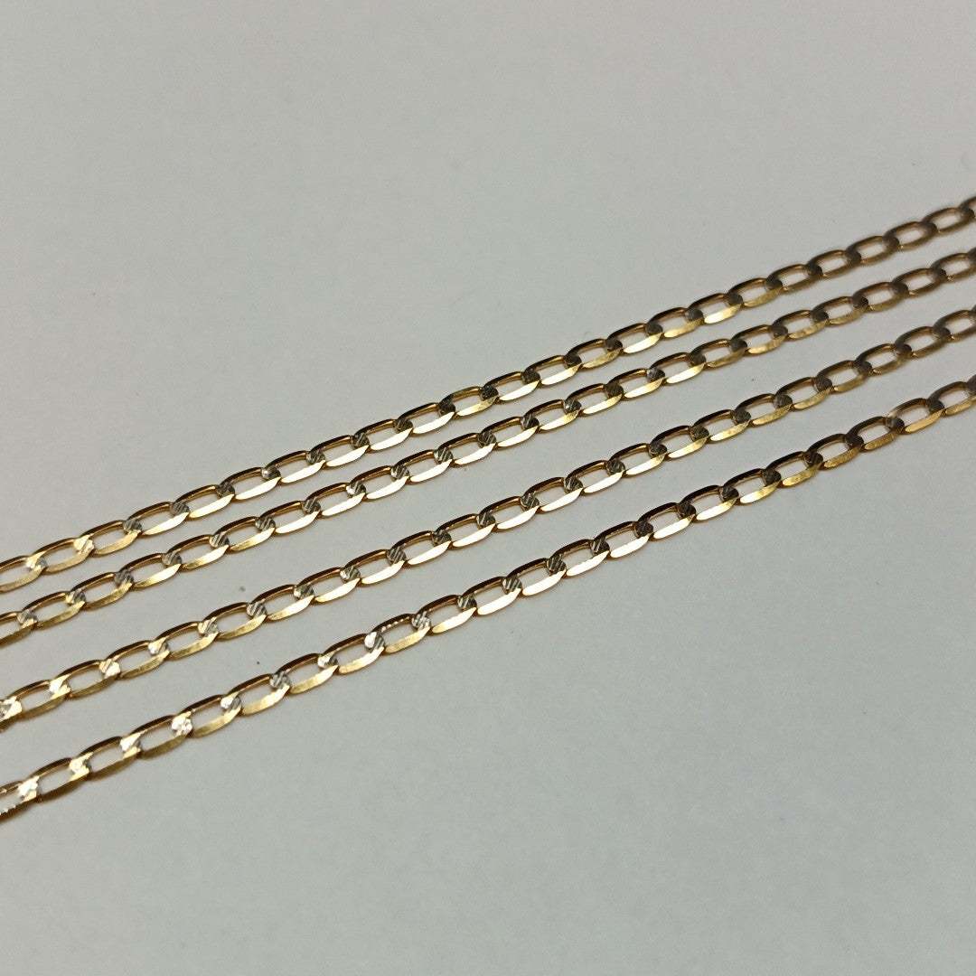 CADENA ORO, RODIADO 14 K 1.9 GRMS (SEMINUEVO)