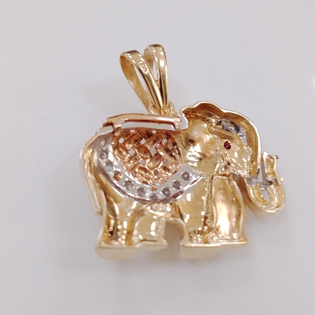 DIJE ORO,ORO COMBINADO 14 K 12,70 GRMS (SEMINUEVO)