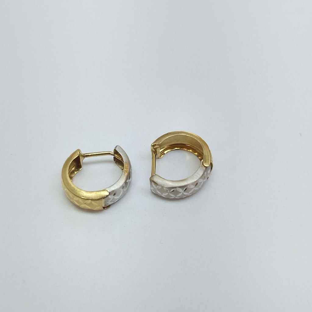 ARRACADAS PAR ORO 14 K 1.2 GRMS (SEMINUEVO)