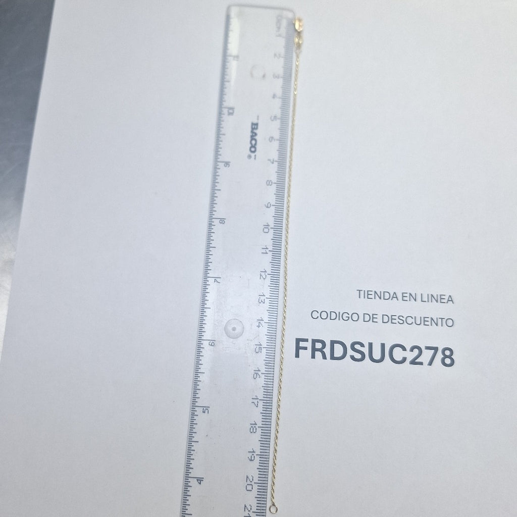 PULSERA TORZAL 14K 21 CM 1.5 GR (NUEVO)