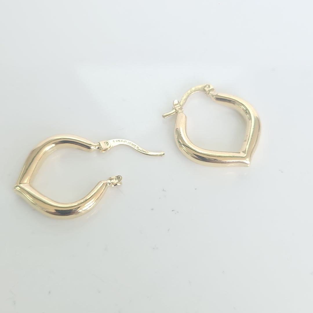 ARETES ARRACADAS 14K 2.1 GR (NUEVO)