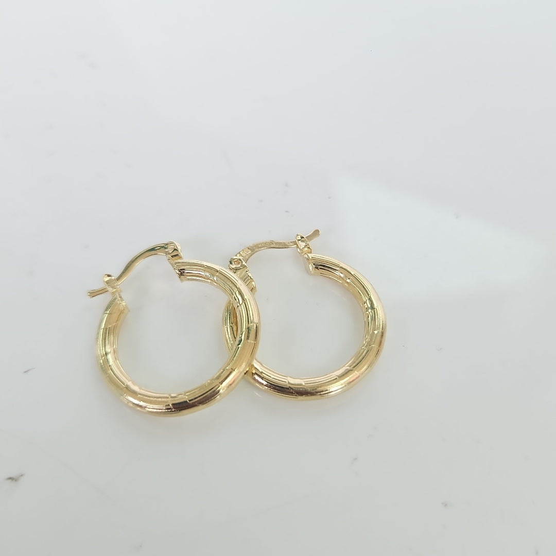 ARETES ARRACADAS 14K 2.8 GR (NUEVO)