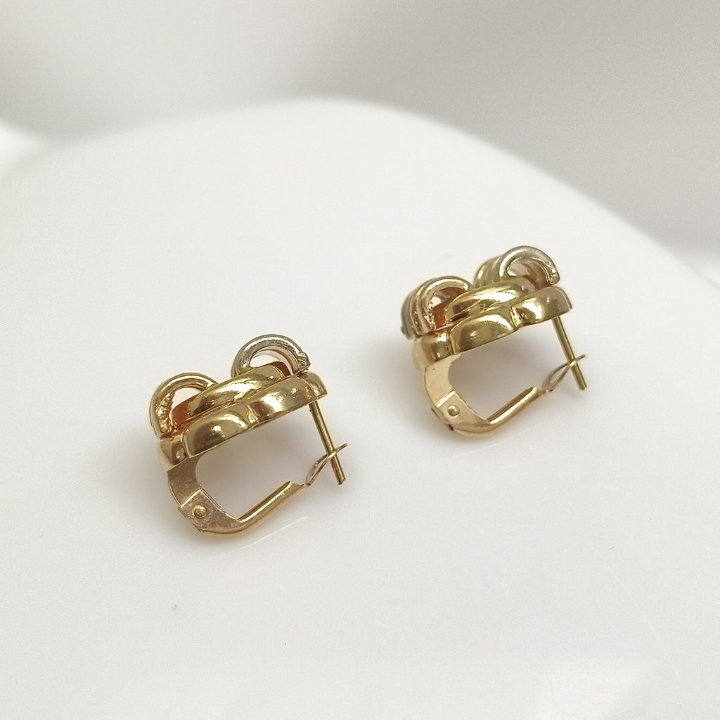 ARETES PAR ORO 10 K 6,40 GRMS (SEMINUEVO)