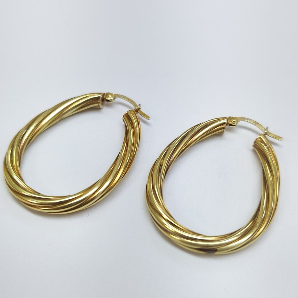 ARRACADAS PAR ORO 14 K 5.9 GRMS (SEMINUEVO)