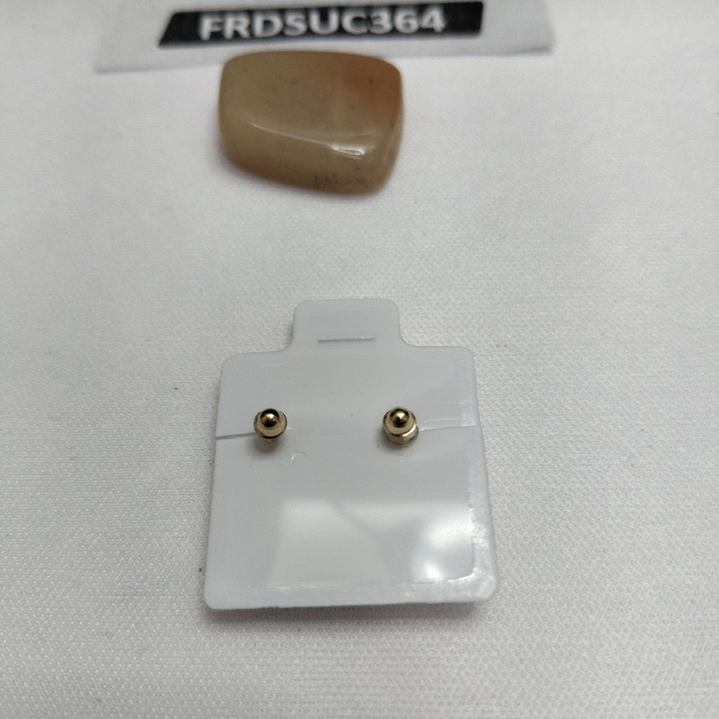 BROQUELES BROQUEL CORAZON DOBLE 14K 0.2171 GR (NUEVO)