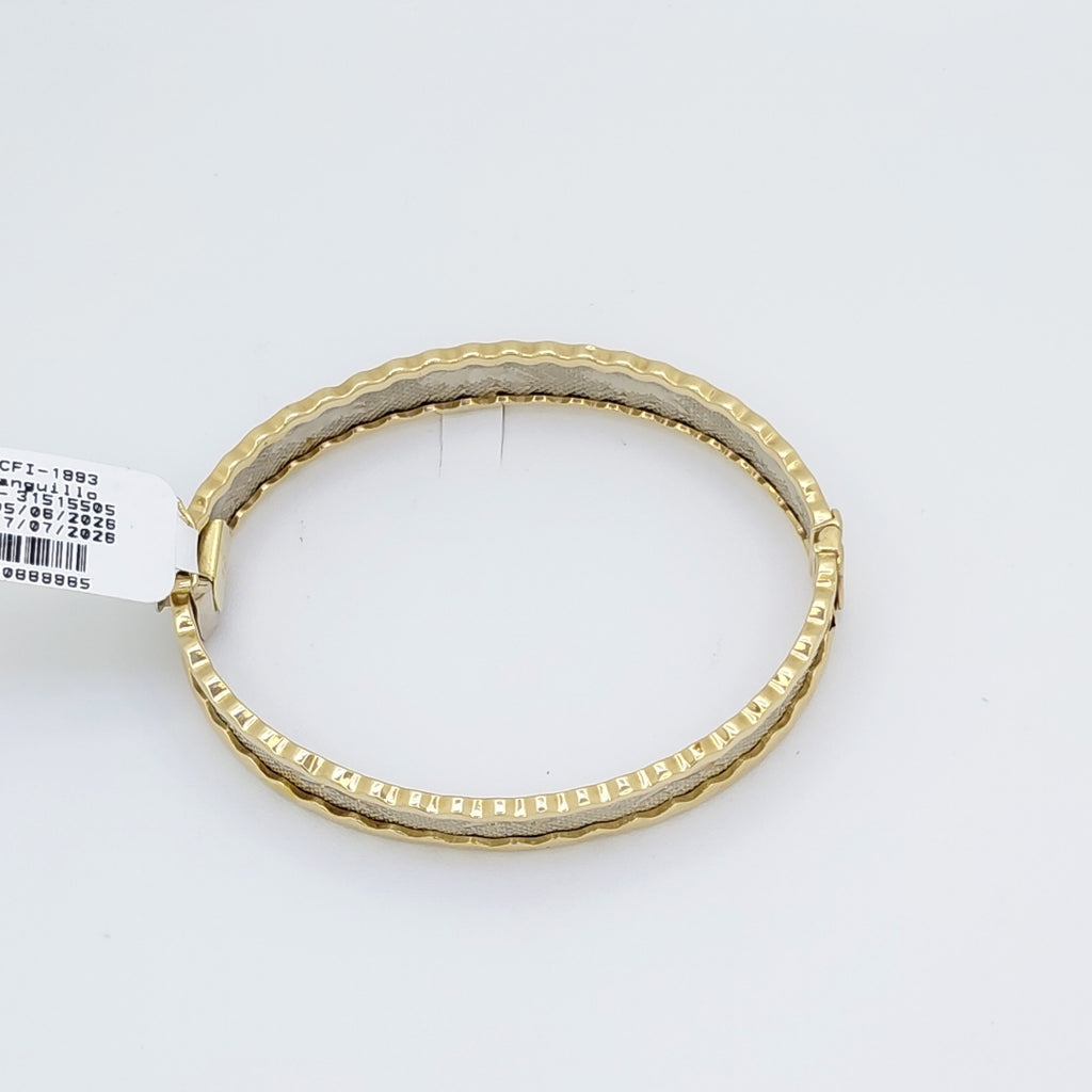 PULSERA RIGIDA ORO 14 K 10.6 GRMS (SEMINUEVO)
