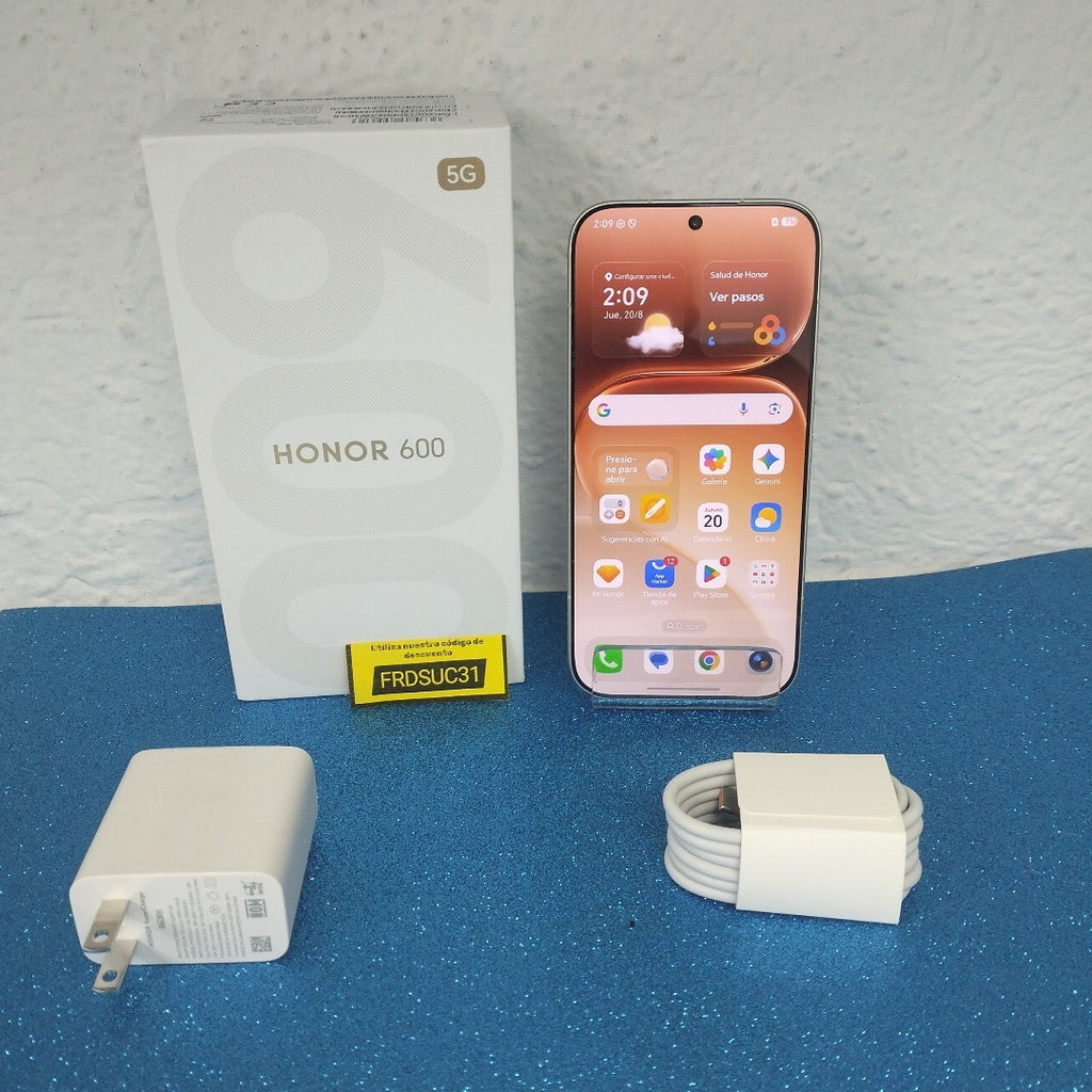 CELULAR HONOR 600 VKJ-NX9 (2026) 256 GB 8 GB RAM (SEMINUEVO)