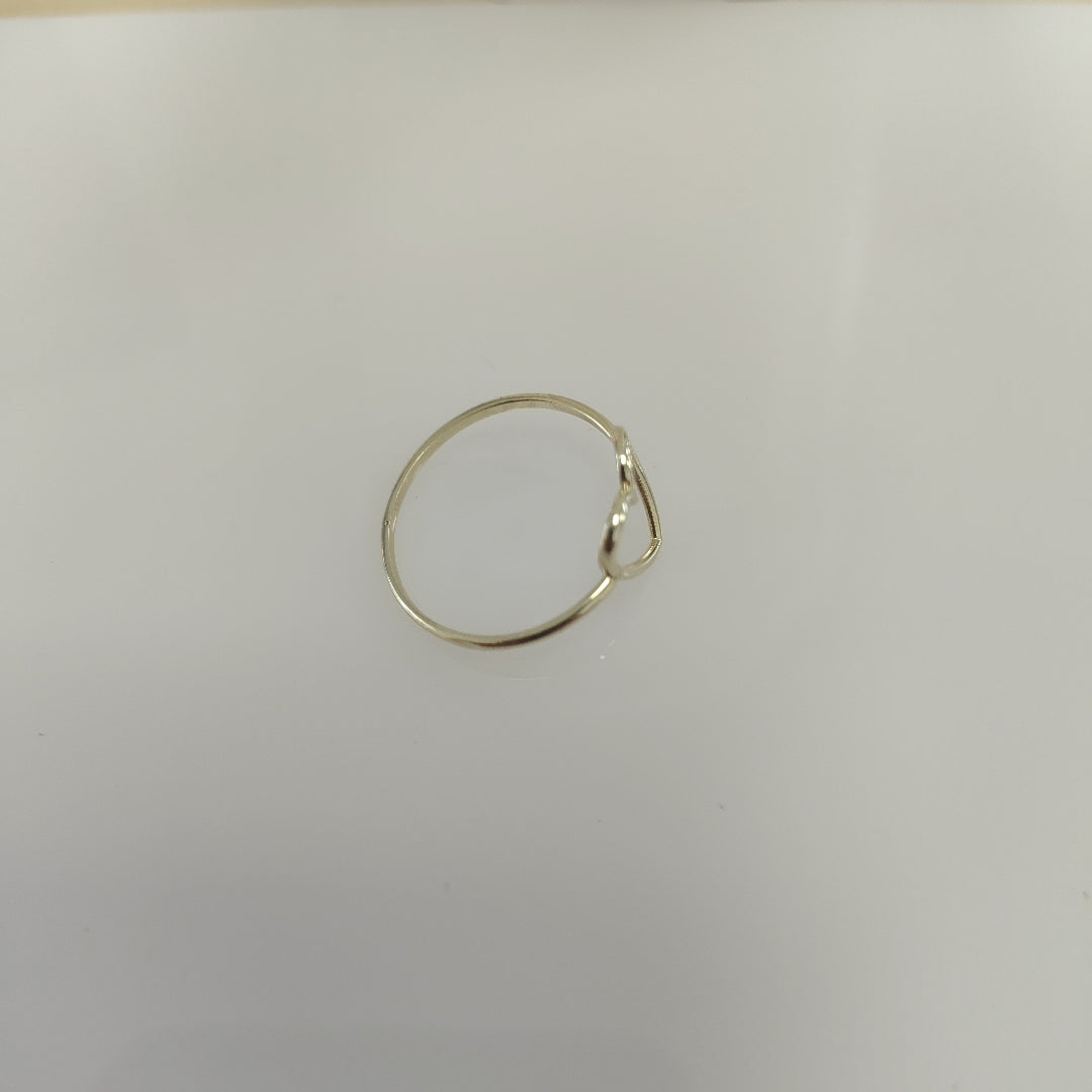 ANILLOS ANILLITO FIG CORAZON 10K TALLA 9 0.9 GR (NUEVO)